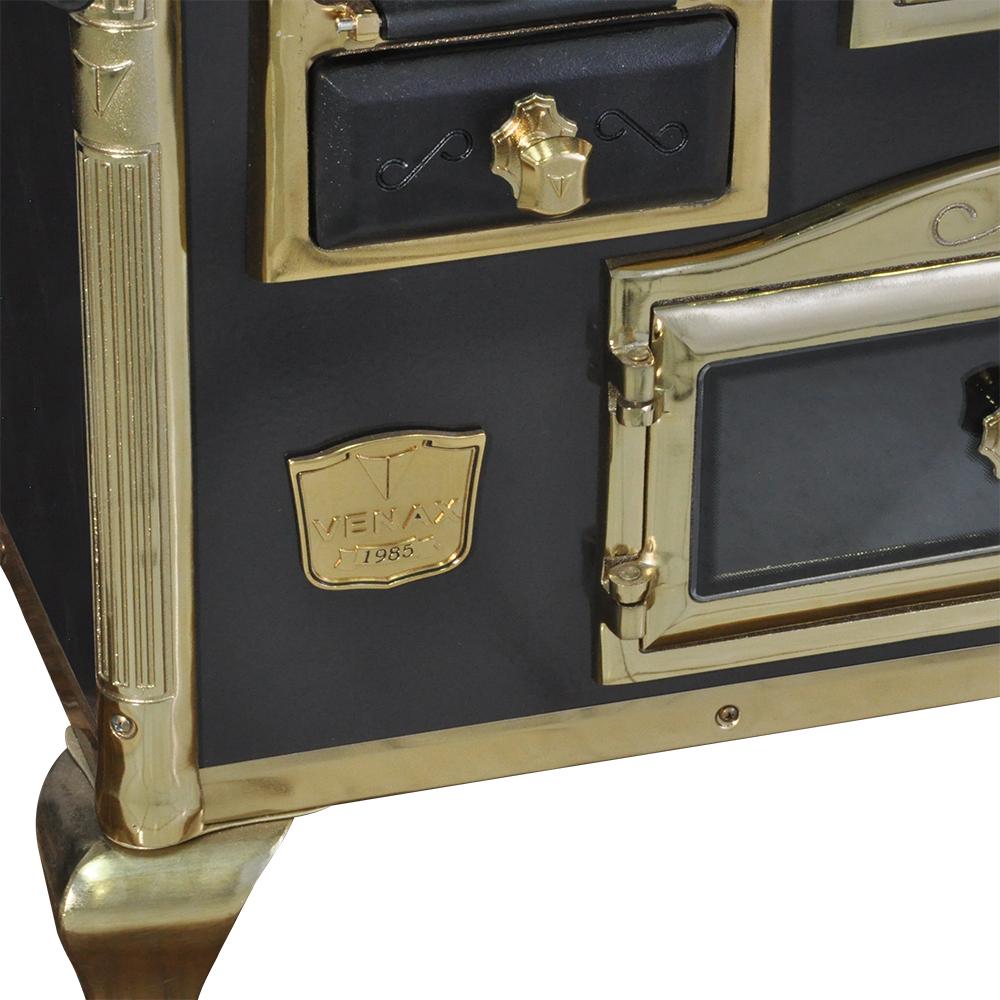 Fogao a Lenha Venax n 2 Princess Preto Gold