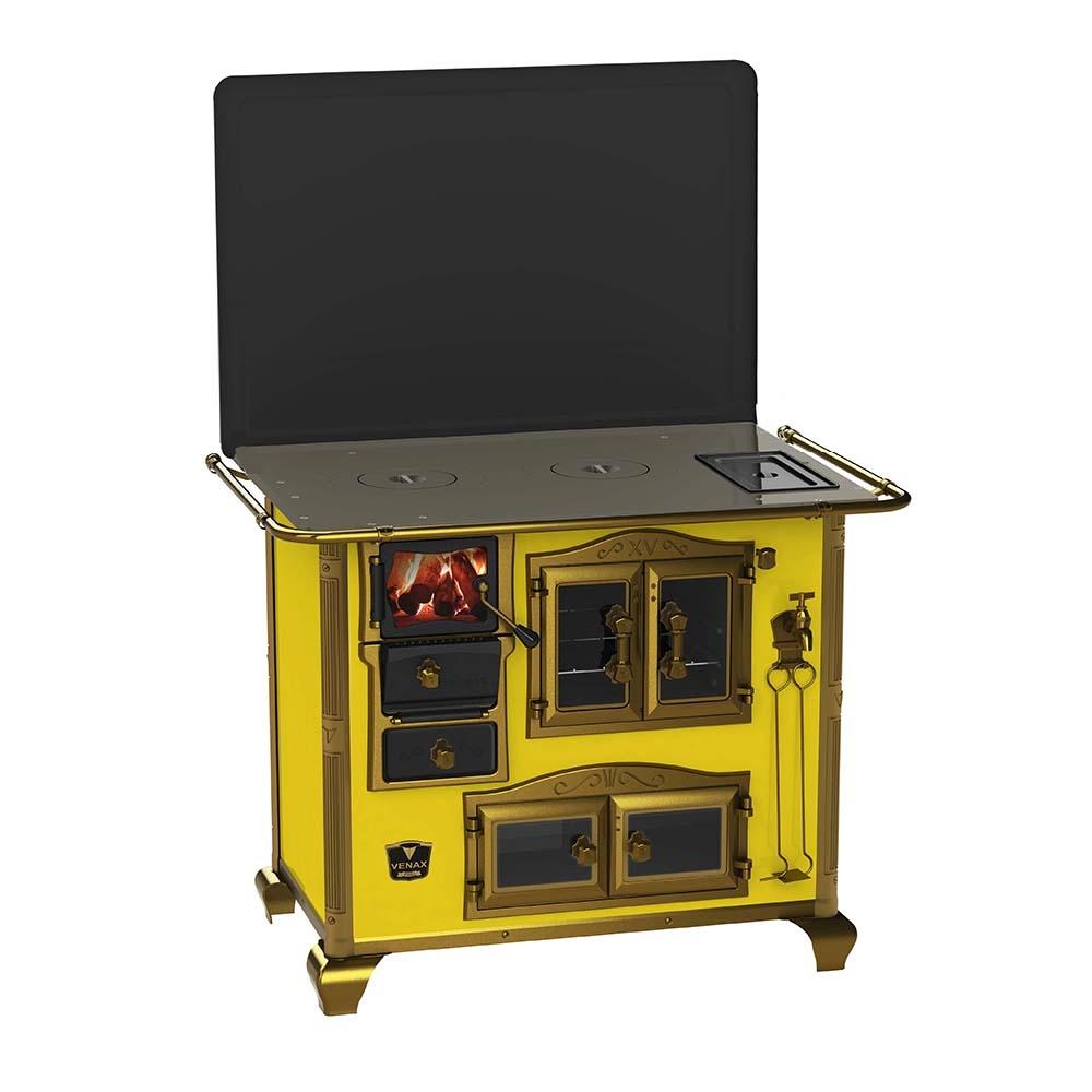 Fogao a Lenha Venax n 2 Imperador Vitreo Amarelo