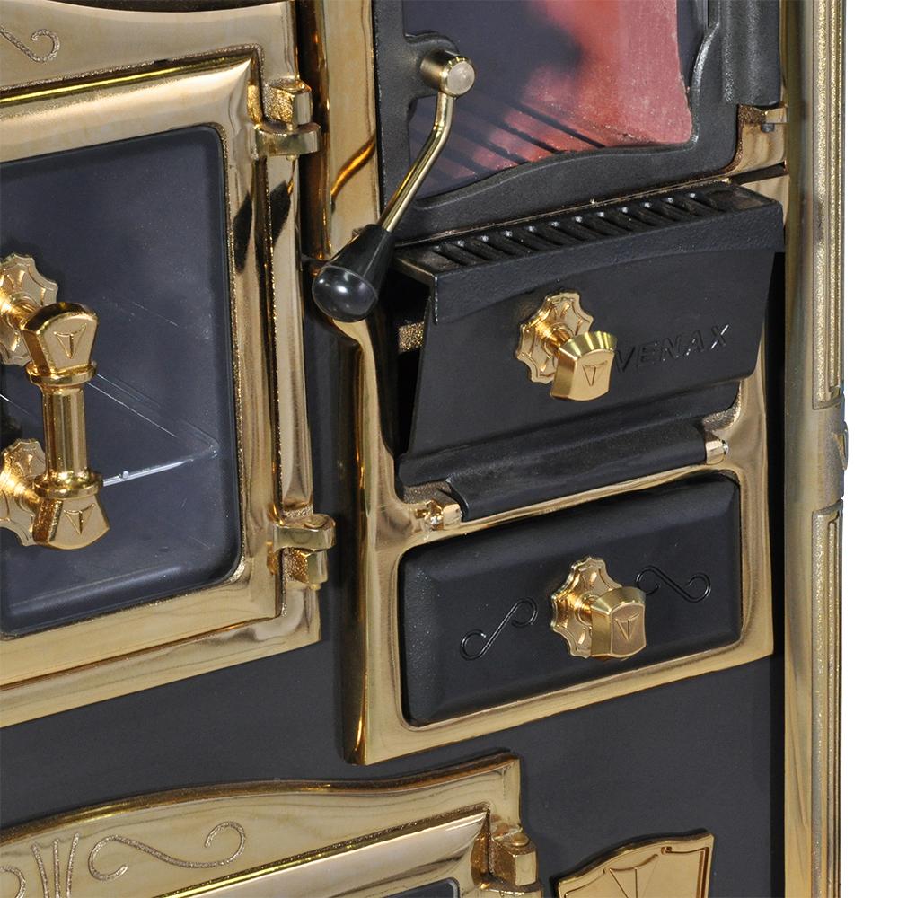 Fogao a Lenha Venax n 1 Princess Preto Gold
