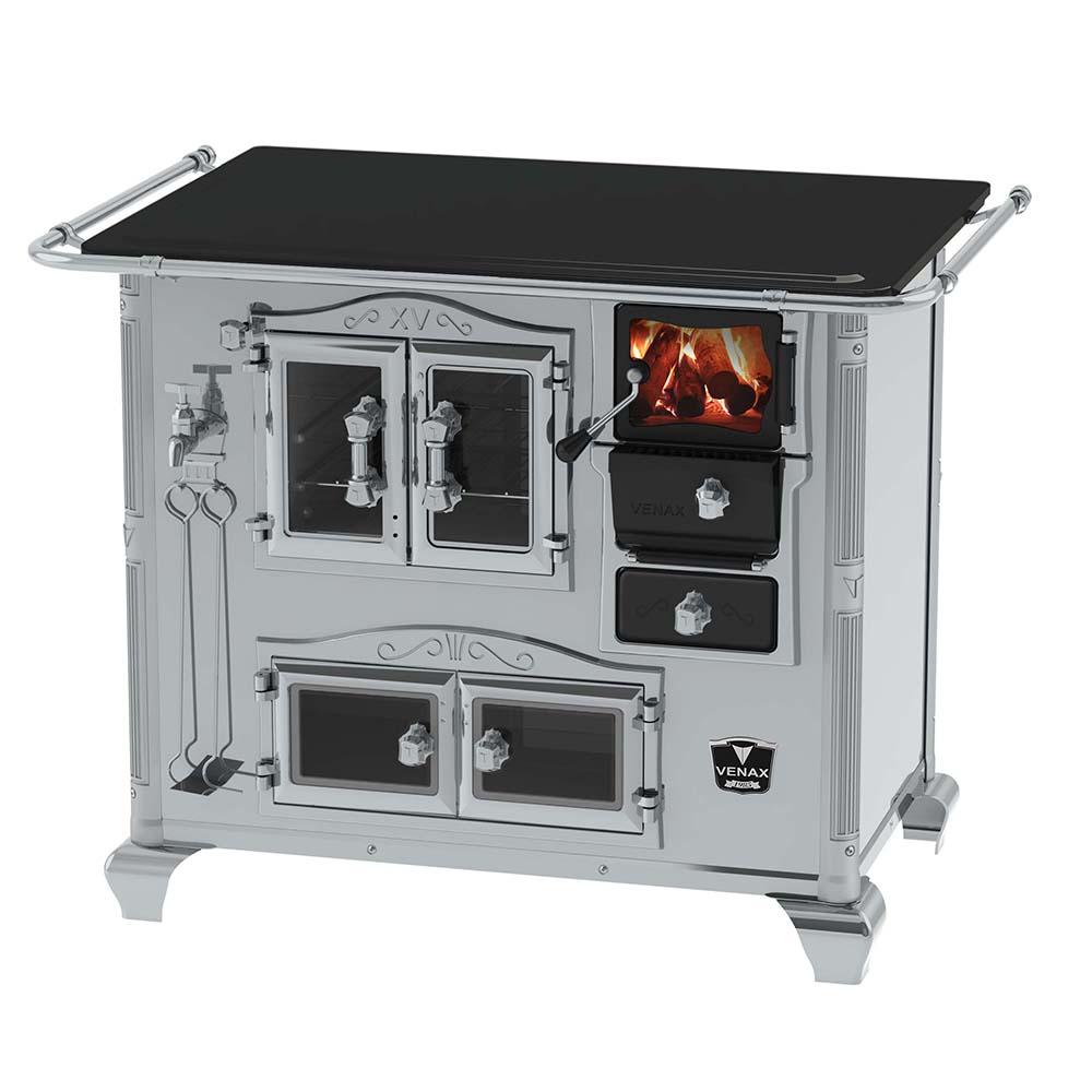 Fogao a Lenha Venax n 2 Imperador Vitreo Inox