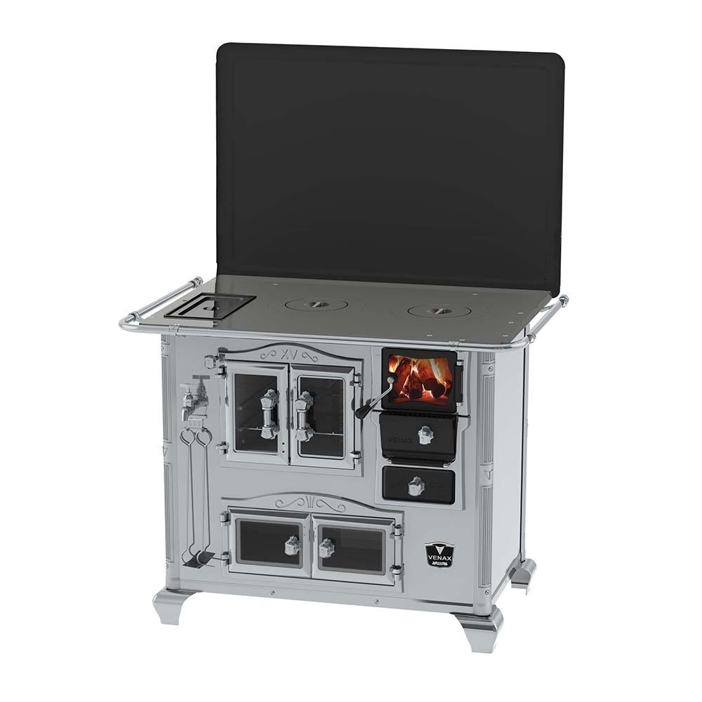 Fogao a Lenha Venax n 2 Imperador Vitreo Inox