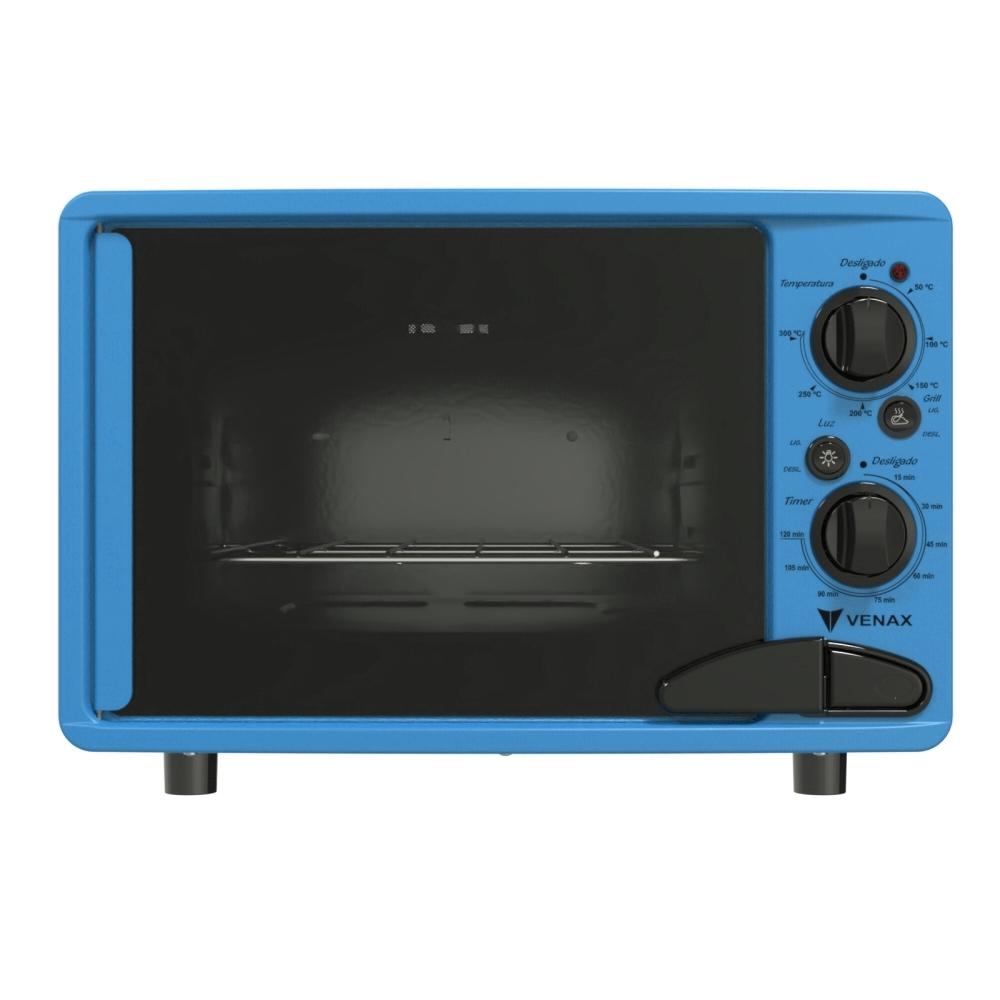Forno Eletrico Venax 45L Classic Vintage Azul
