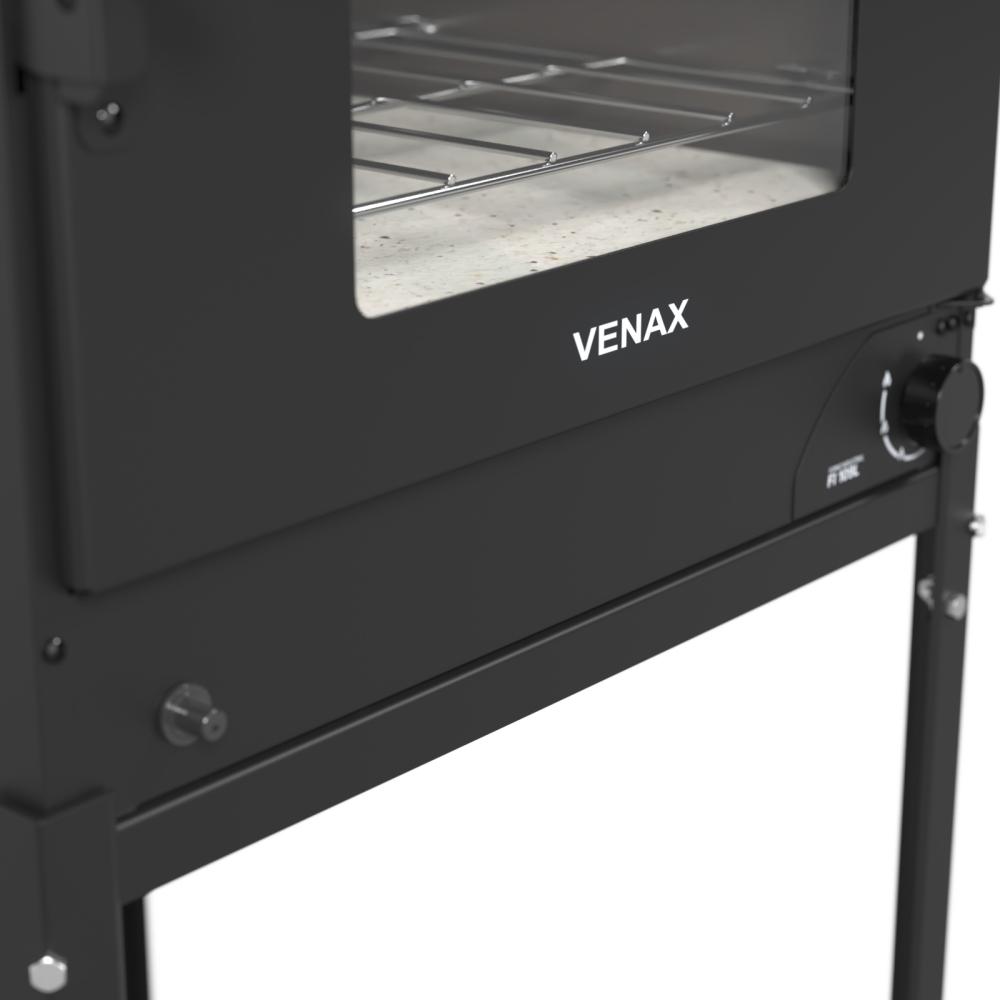 Forno a Gas Industrial 109L Venax com Base e Pedra Refrataria