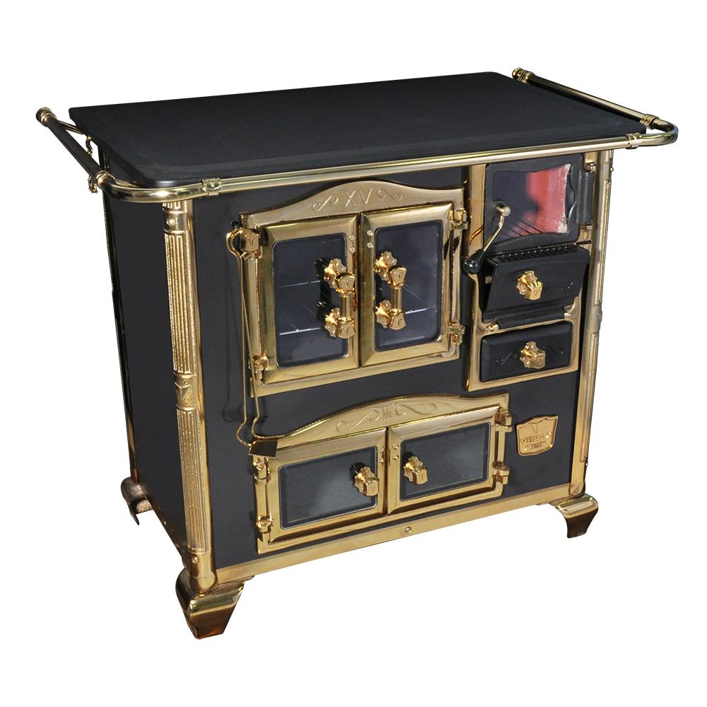 Fogao a Lenha Venax n 1 Princess Preto Gold