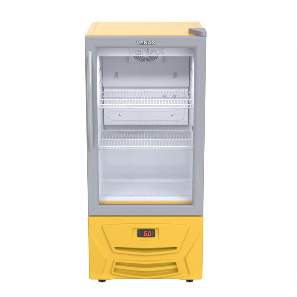 Expositora de Bebidas Venax 82L vvcd100 Amarelo