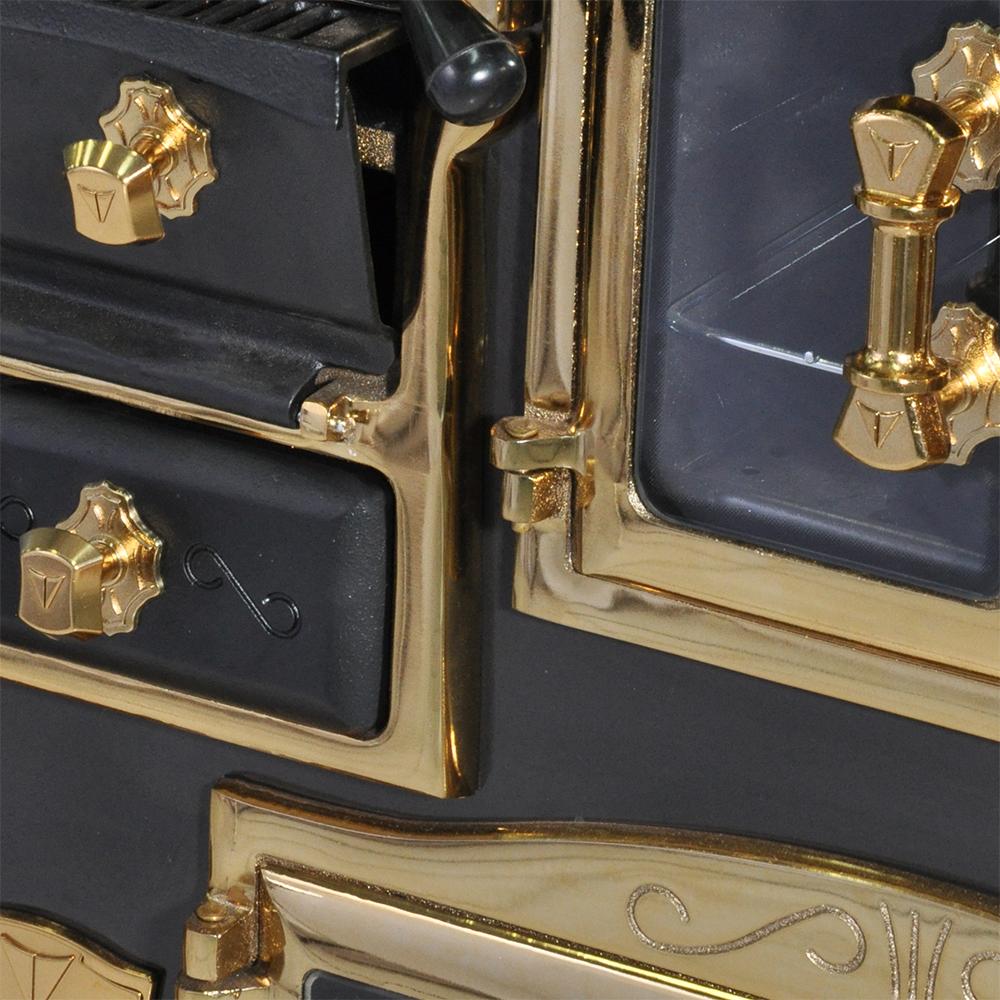 Fogao a Lenha Venax n 1 Princess Preto Gold