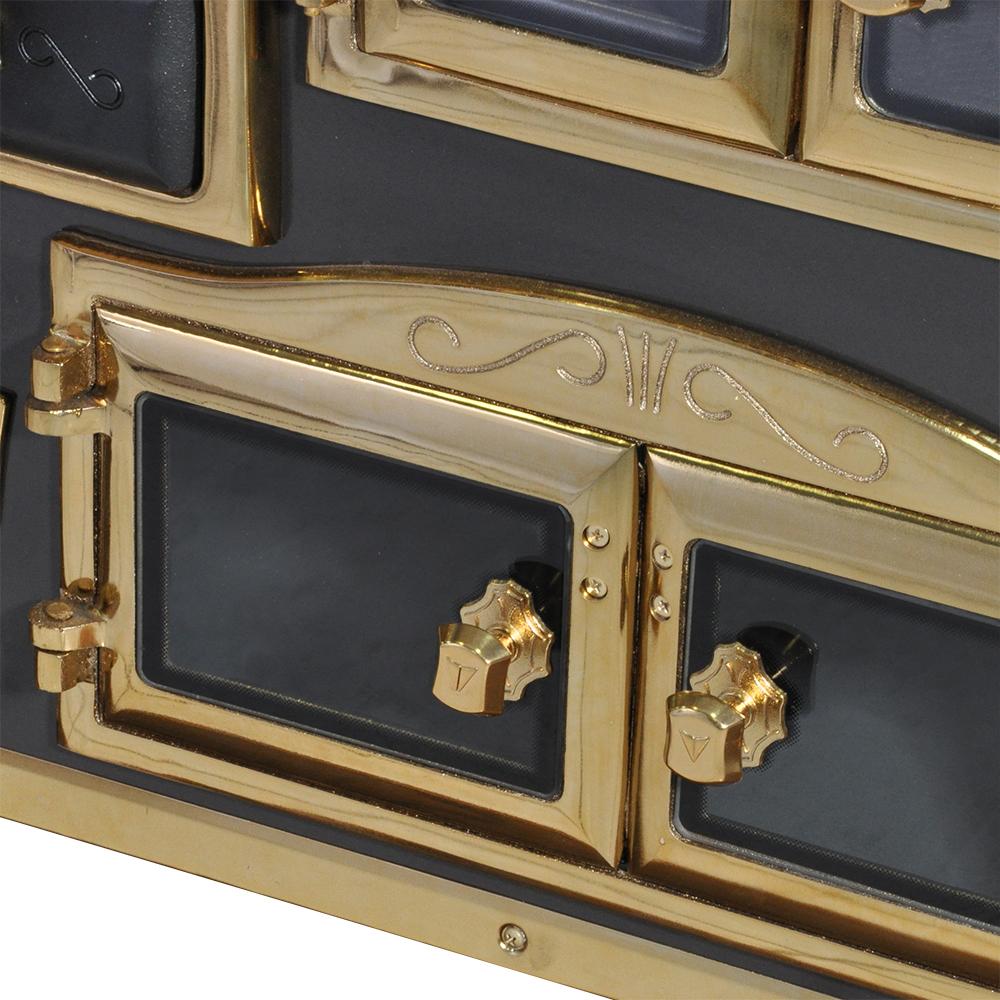 Fogao a Lenha Venax n 1 Princess Preto Gold
