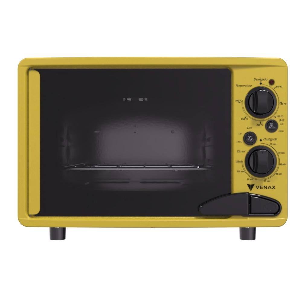 Forno Eletrico Venax 45L Classic Vintage Amarelo