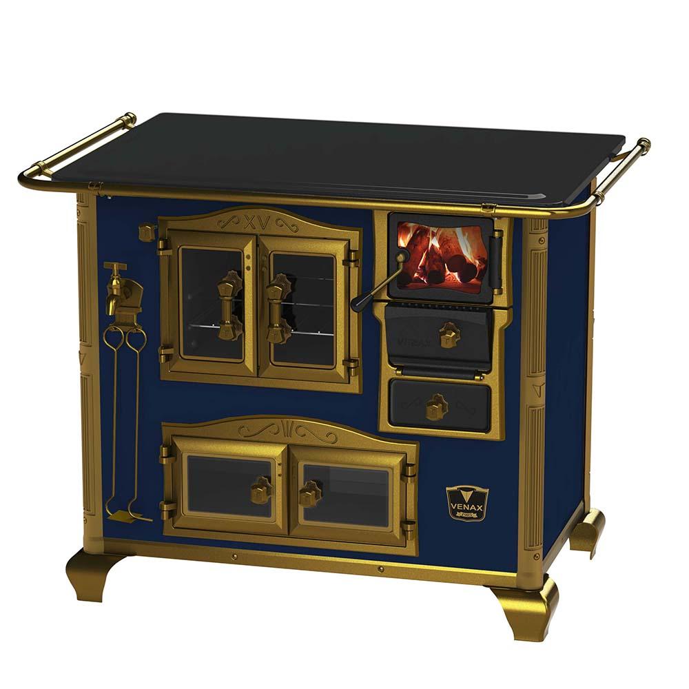 Fogao a Lenha Venax n 2 Imperador Vitreo Azul