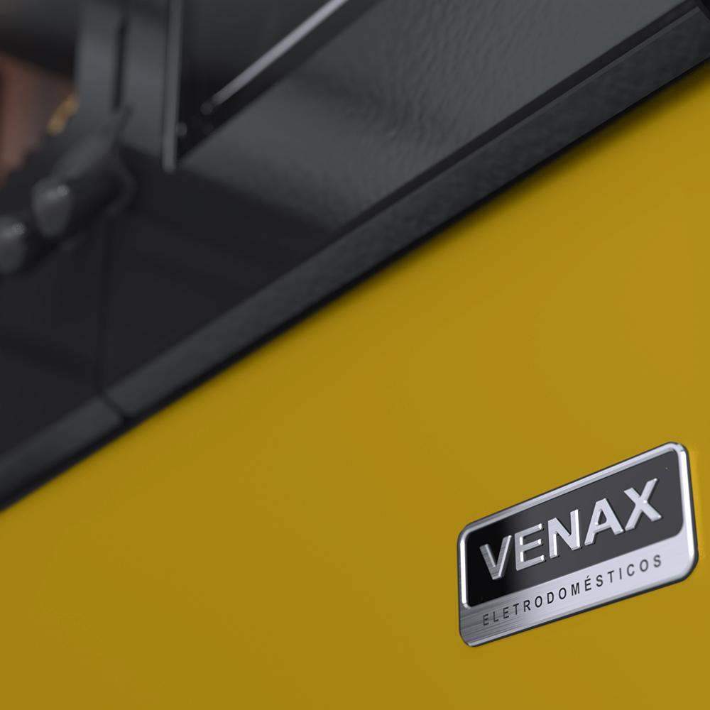 Fogao a Lenha Venax n 1 Le Corbusier Amarelo