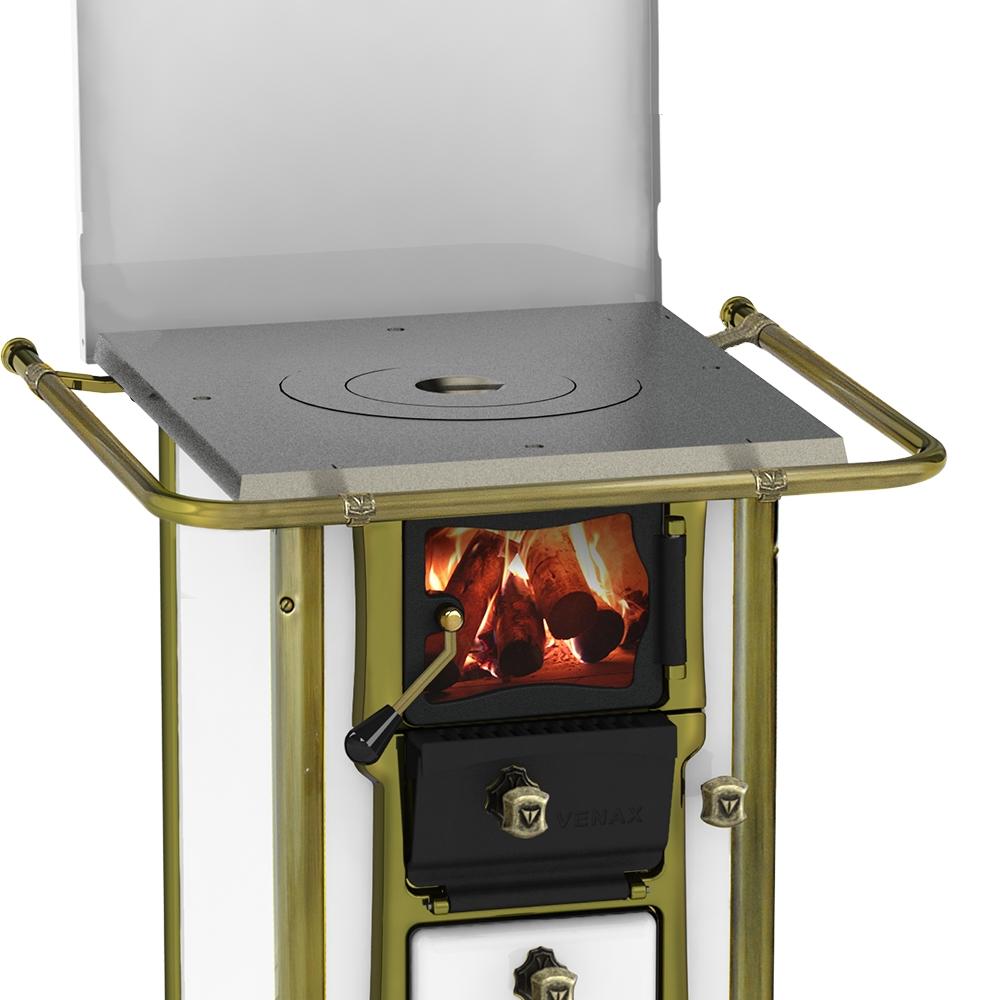 Fogao a Lenha Venax n 00 Imperador Vitreo Branco