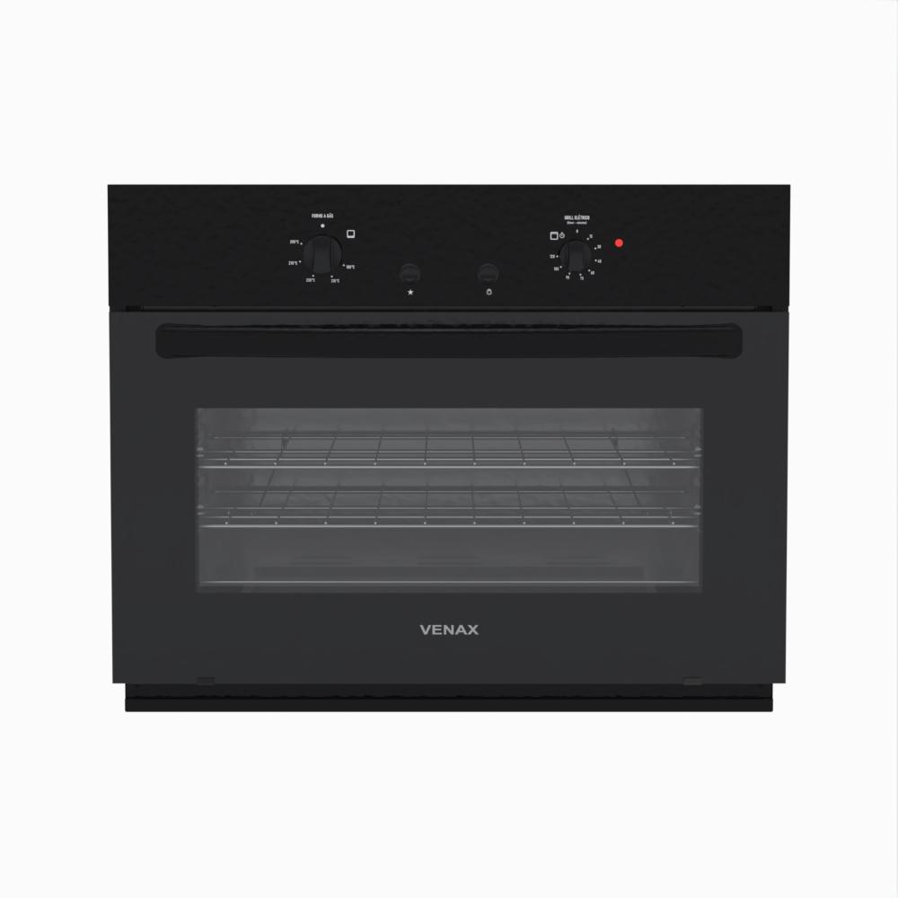 Forno de Embutir a Gas Venax 88,3L Totale Nero GIII