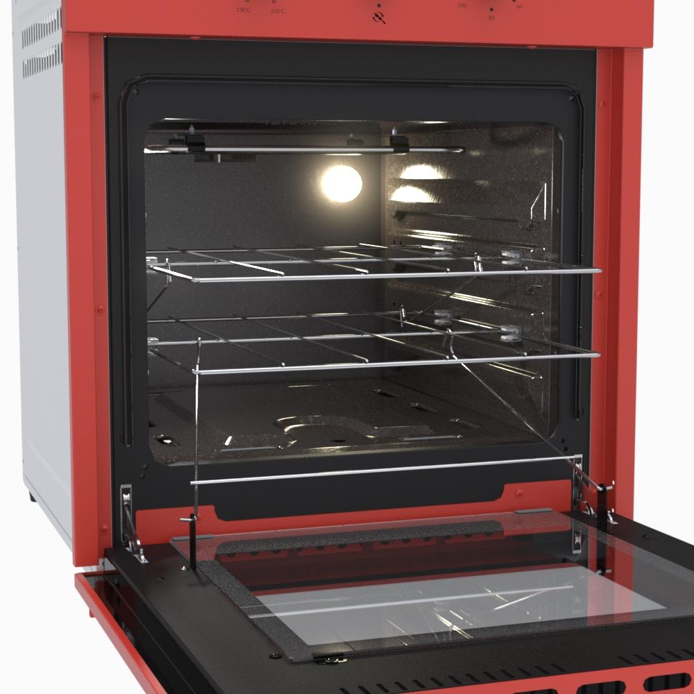 Forno de Embutir a Gas Venax 51,8L Arena GIII Vermelho