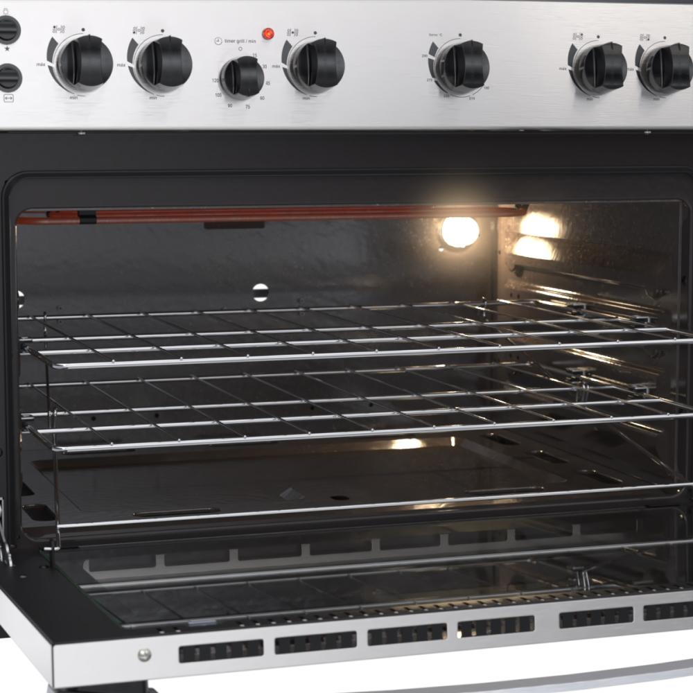Fogao a Gas de Embutir 5 Bocas Venax Gaudi Platinum GII Inox
