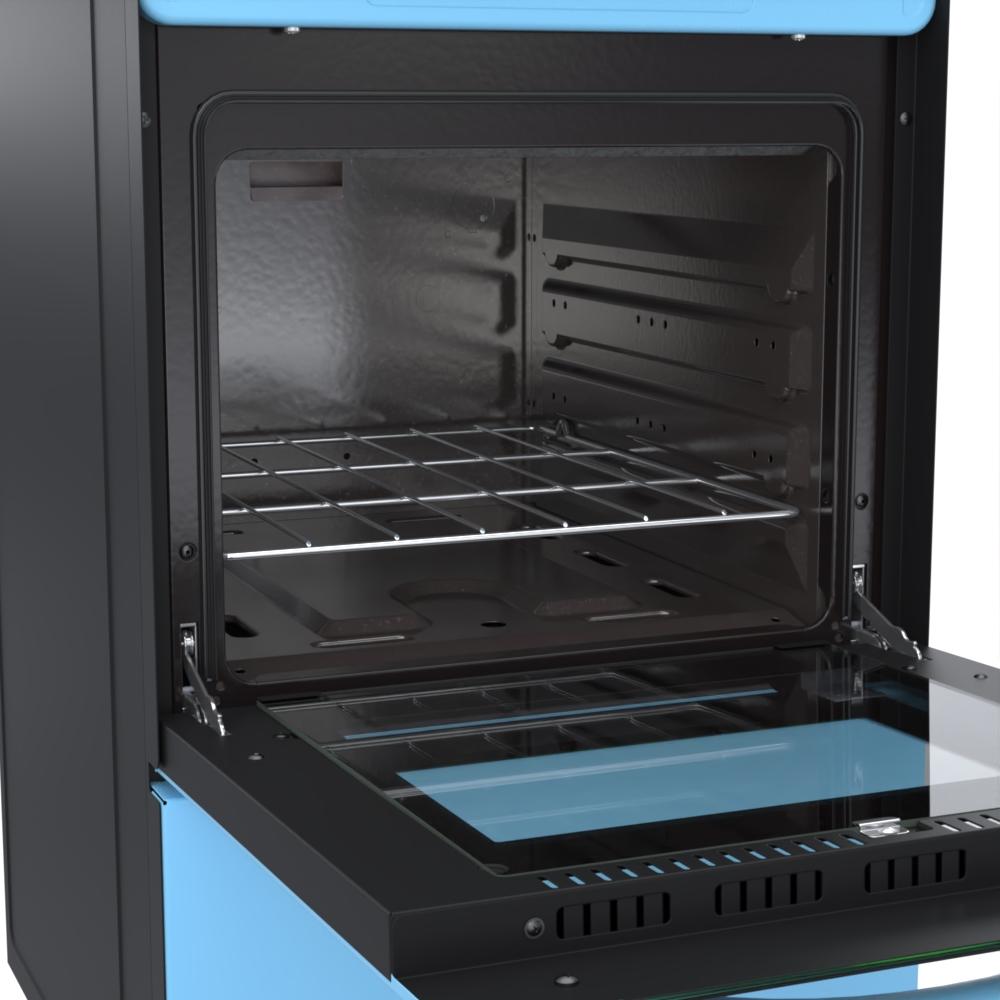 Fogao a Gas 4 Bocas Venax Delplus Vitreo BL Azul