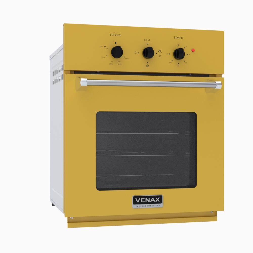 Forno de Embutir a Gas Venax 51,8L Arena GIII Amarelo