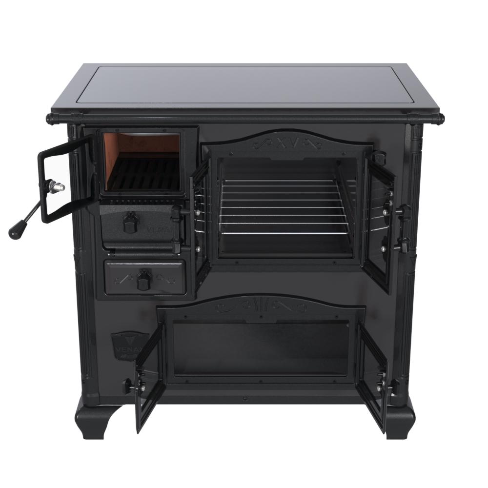 Fogao a Lenha Venax n 1 Princess Premium Preto Onix