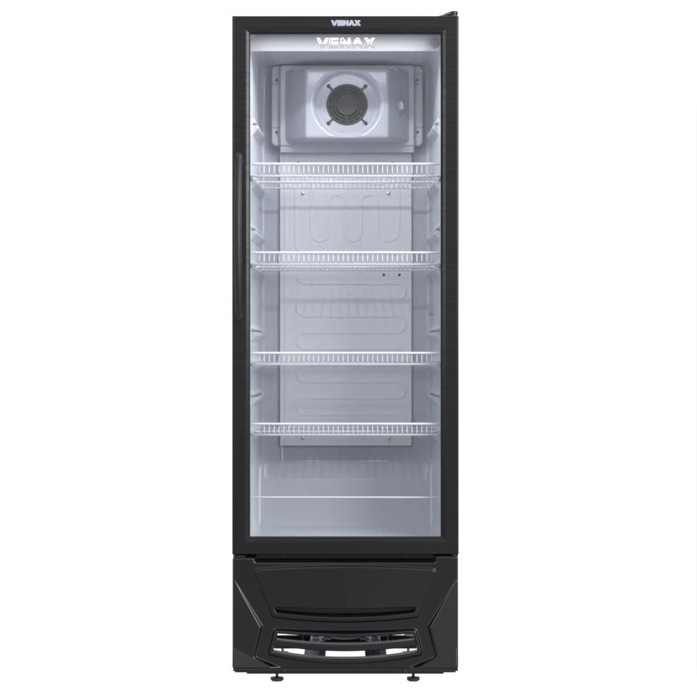 Expositora de Bebidas Venax 300L vv300 Preto