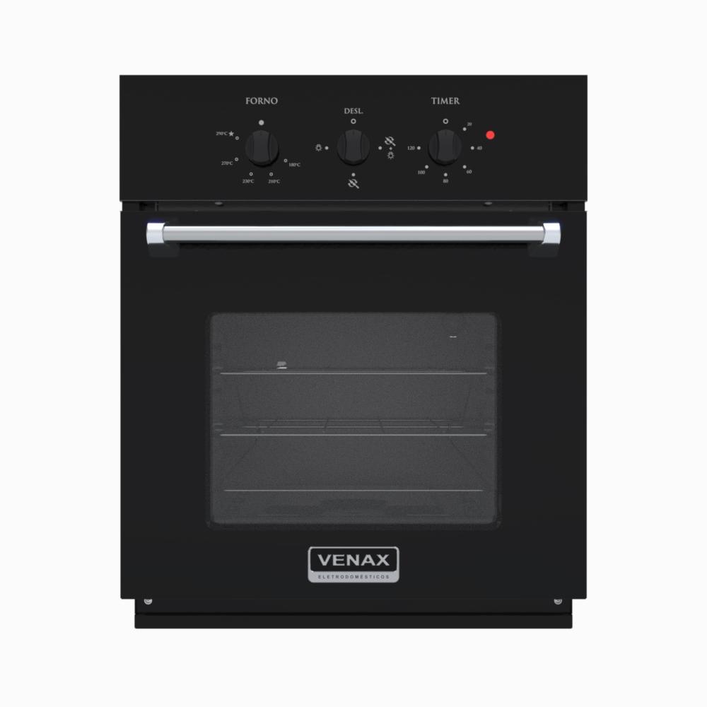Forno de Embutir a Gas Venax 51,8L Arena GIII Preto