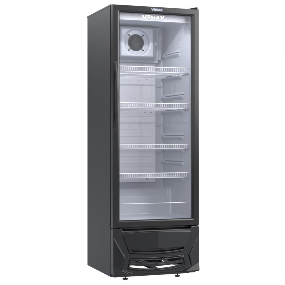 Expositora de Bebidas Venax 300L vv300 Preto