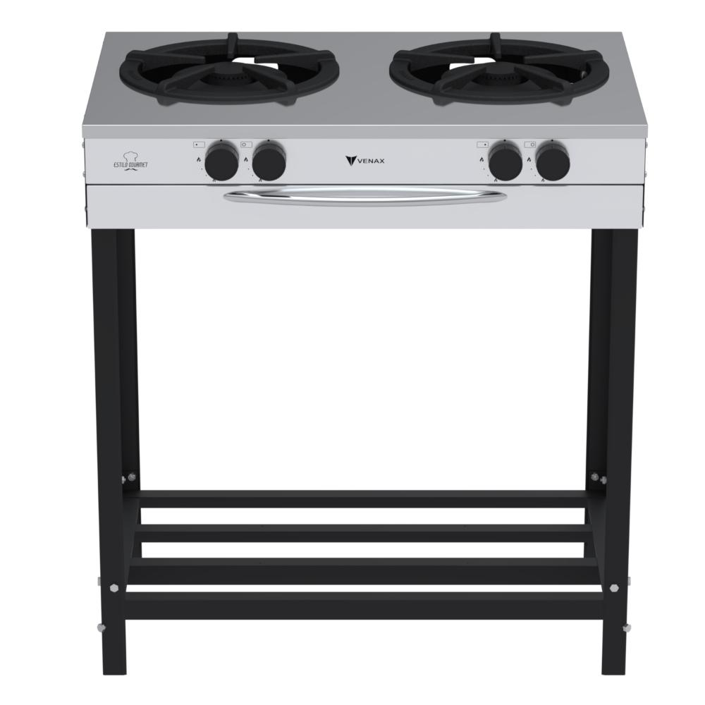 Fogão a Gas Industrial 2 Bocas Venax FI230-2 Gourmet