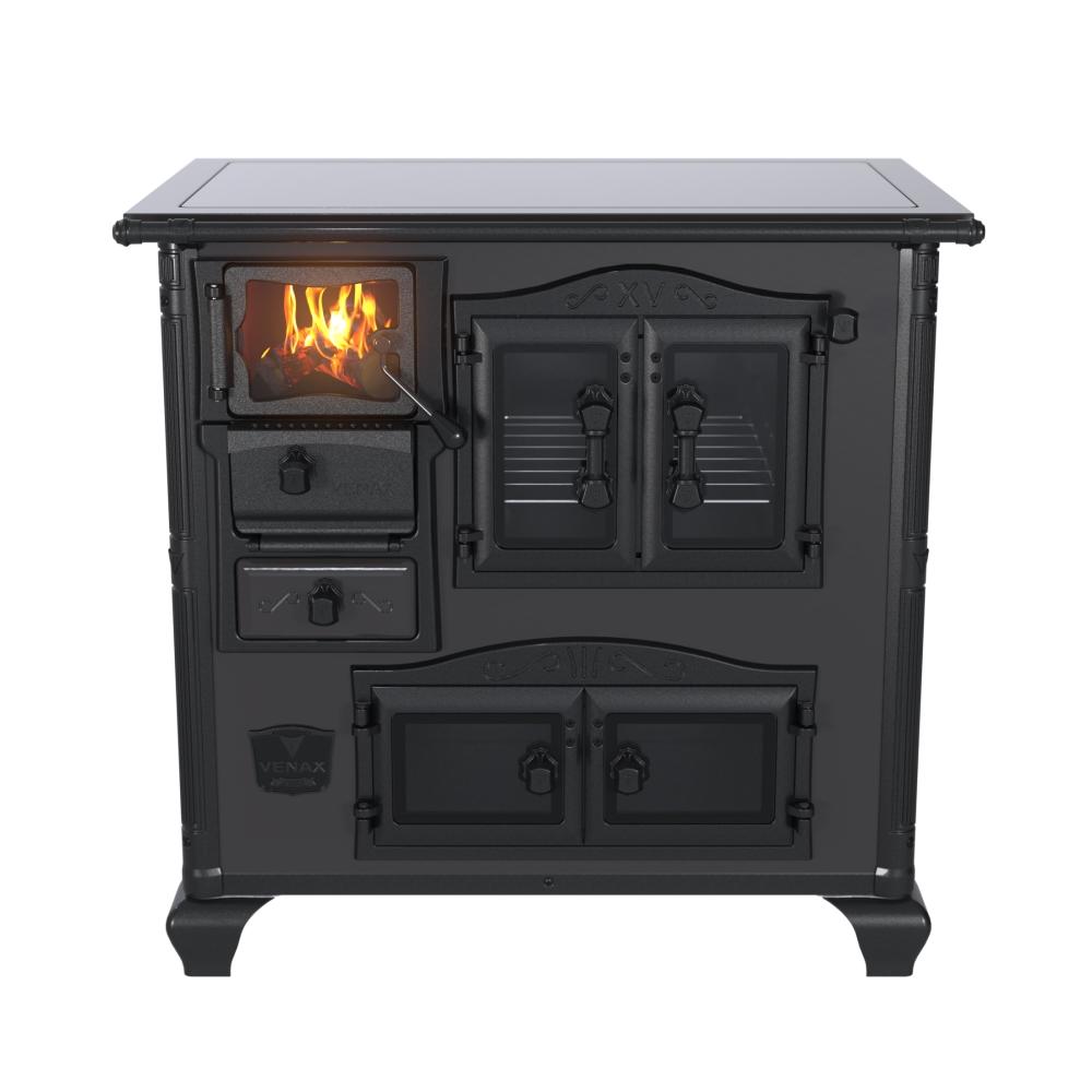 Fogao a Lenha Venax n 1 Princess Premium Preto Onix