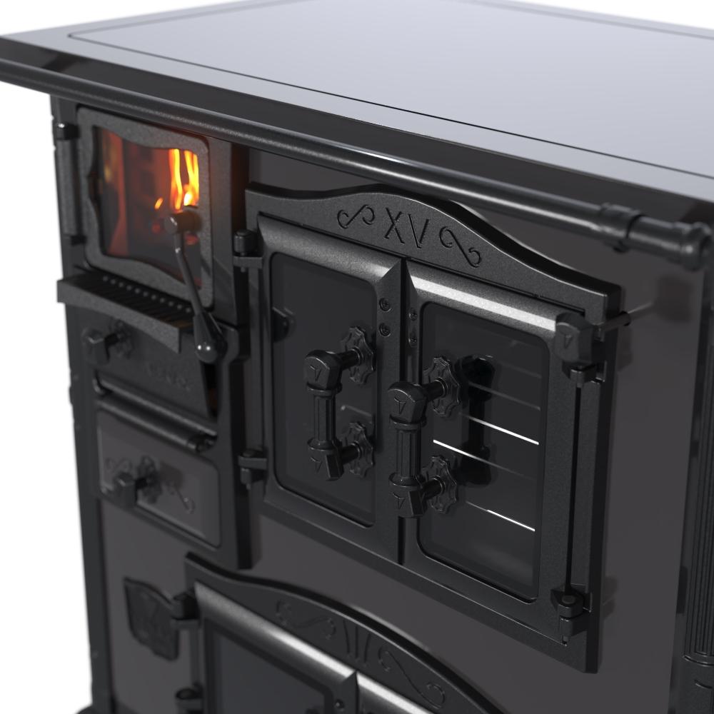 Fogao a Lenha Venax n 1 Princess Premium Preto Onix