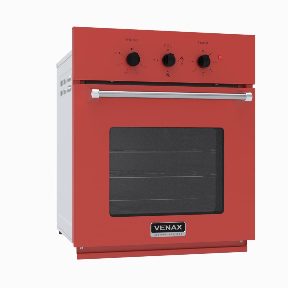 Forno de Embutir a Gas Venax 51,8L Arena GIII Vermelho