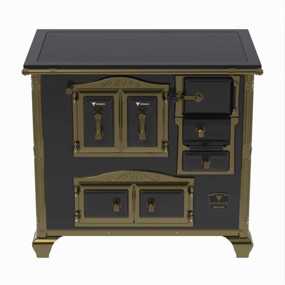 Fogao a Lenha Venax n 2 Imperador Premium Preto
