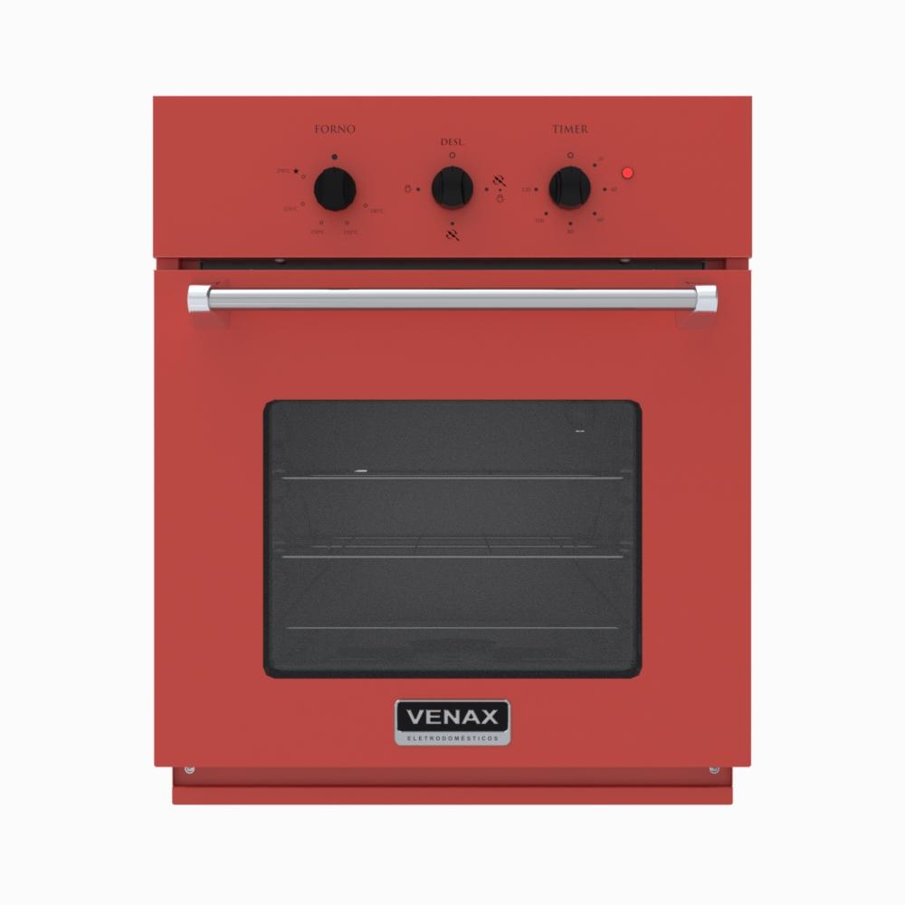 Forno de Embutir a Gas Venax 51,8L Arena GIII Vermelho