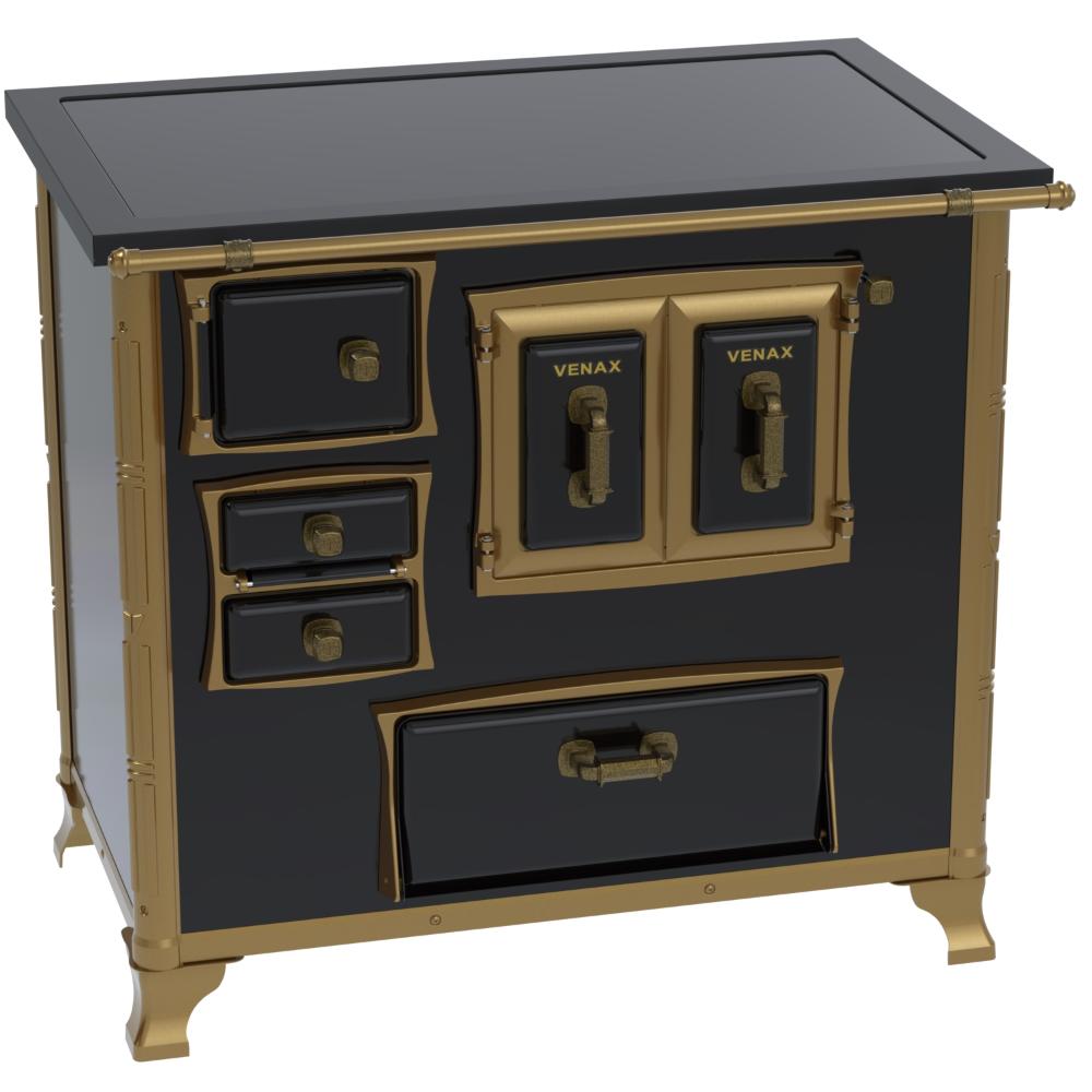 Fogao a Lenha Venax GII n 2 Renaissance Premium Preto
