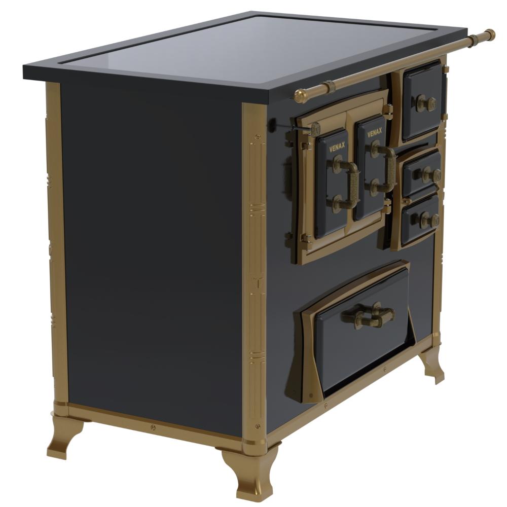 Fogao a Lenha Venax GII n 2 Renaissance Premium Preto