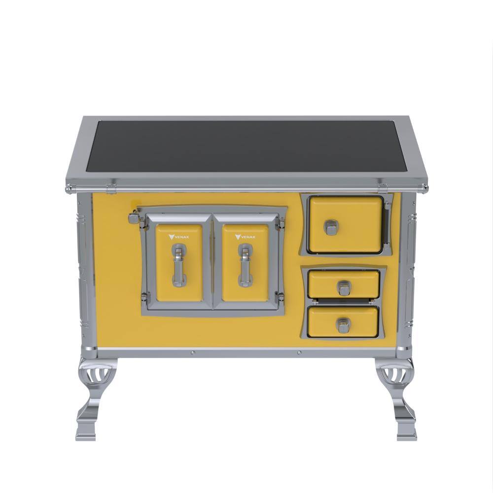 Fogao a Lenha Venax GII n 2 Sec XVIII Premium Amarelo