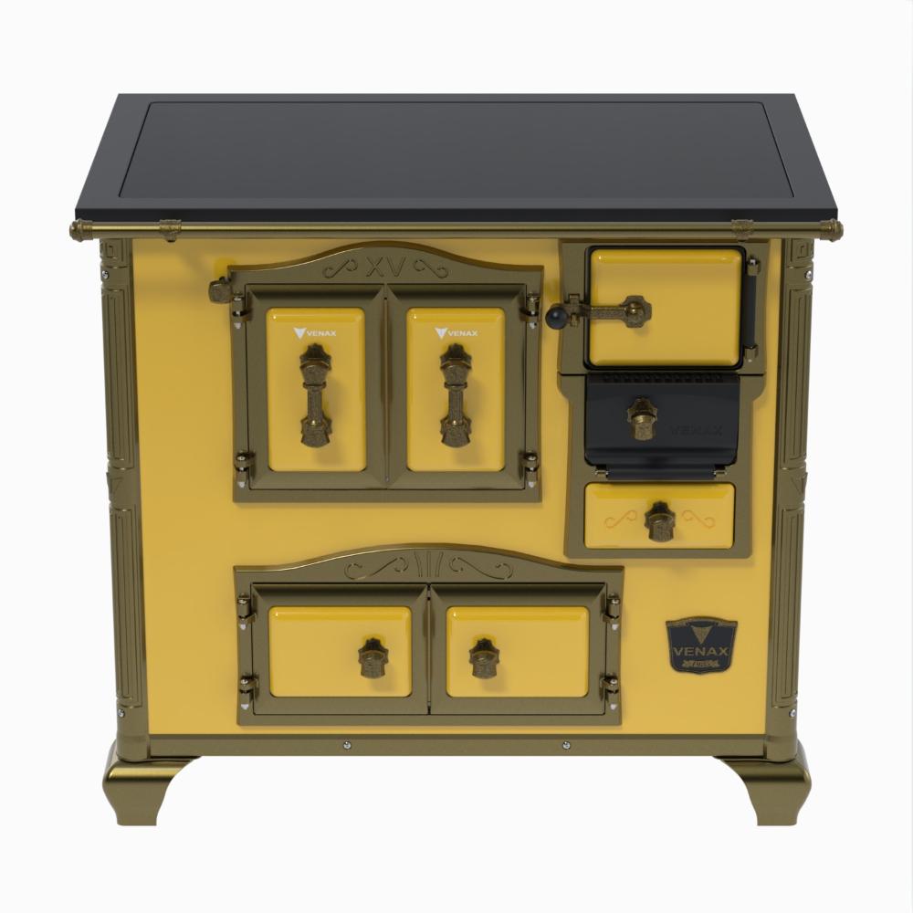 Fogao a Lenha Venax n 2 Imperador Premium Amarelo