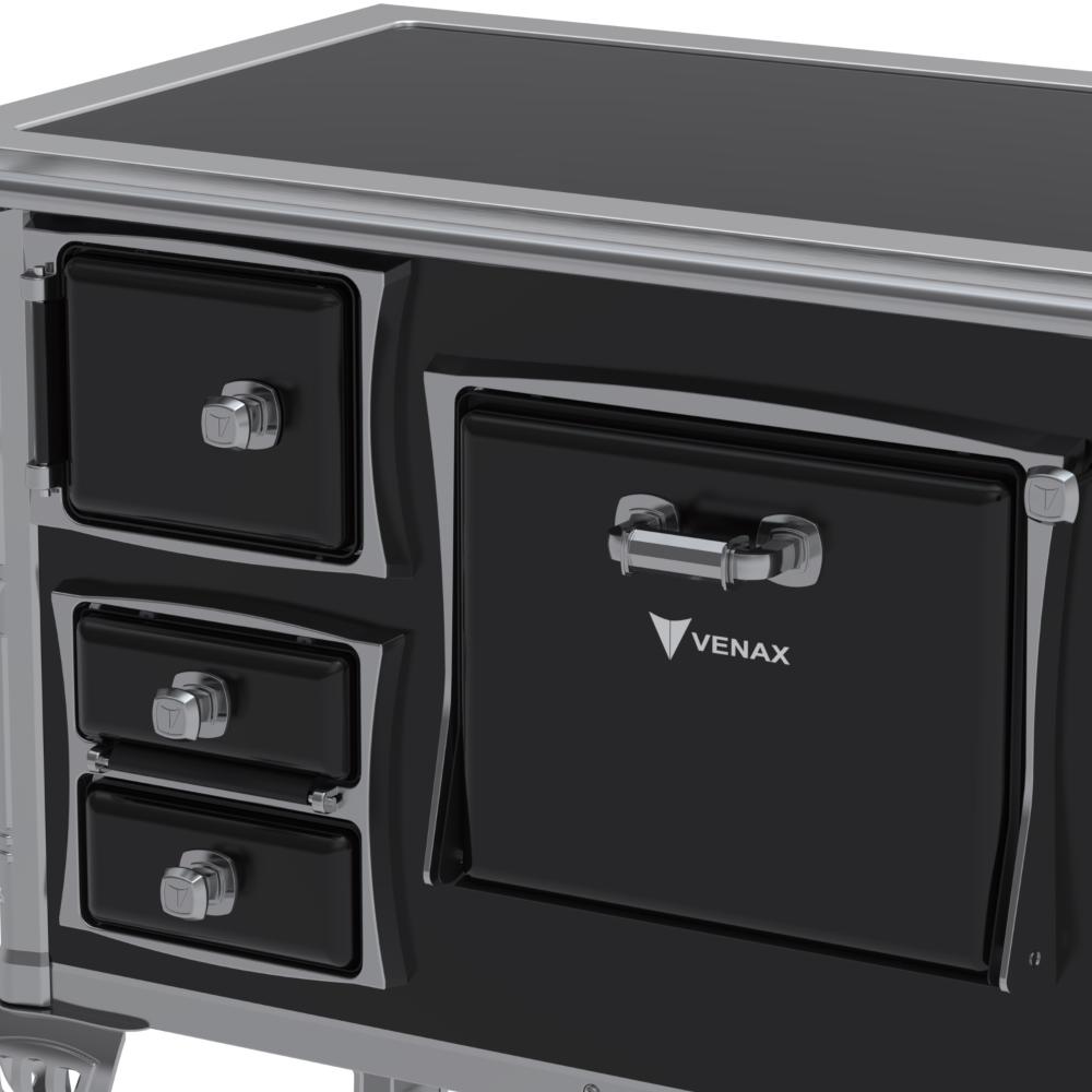 Fogao a Lenha Venax GII n 1 Premium Preto