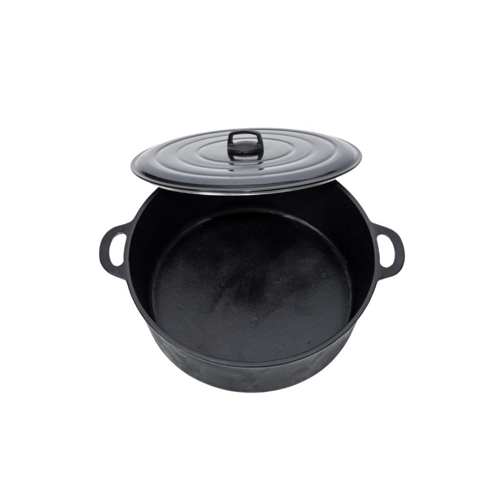 Panela de Ferro Faires N.28 com Tampa de Aluminio