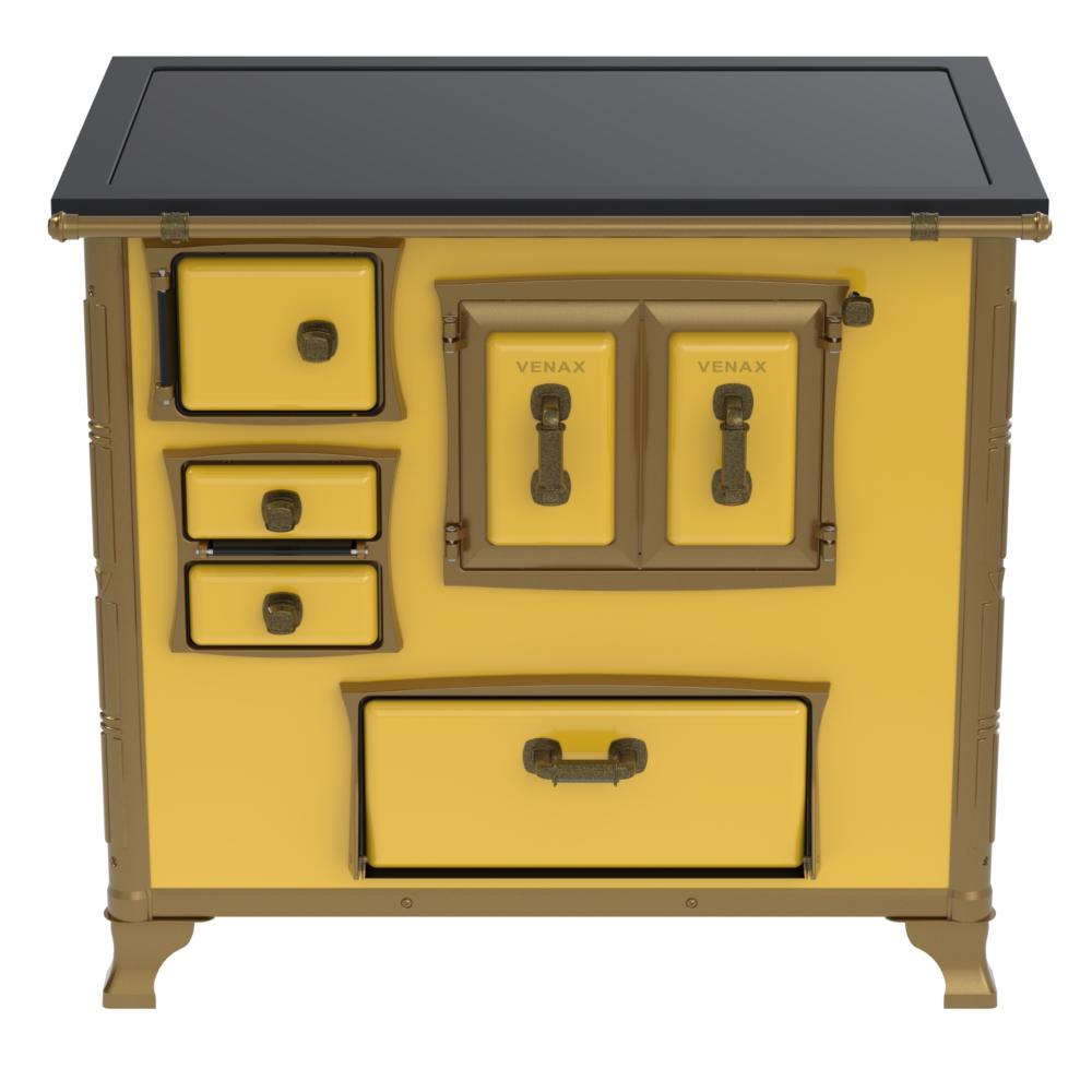 Fogao a Lenha Venax GII n 2 Renaissance Premium Amarelo