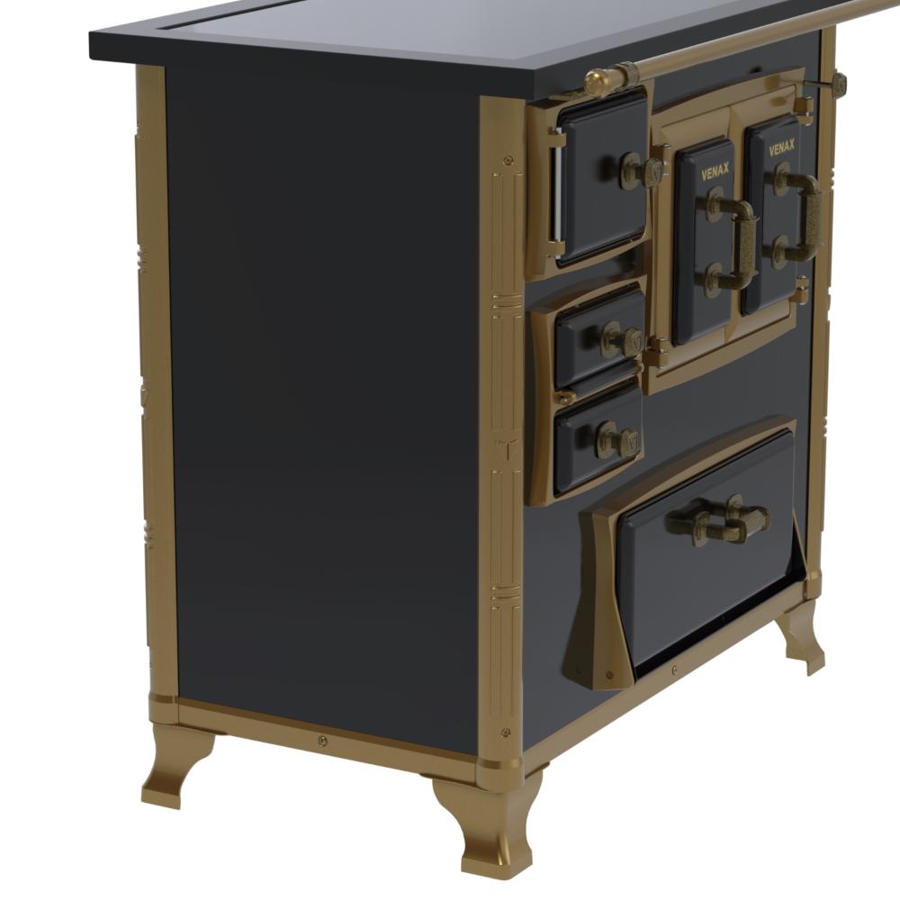 Fogao a Lenha Venax GII n 1 Renaissance Premium Preto