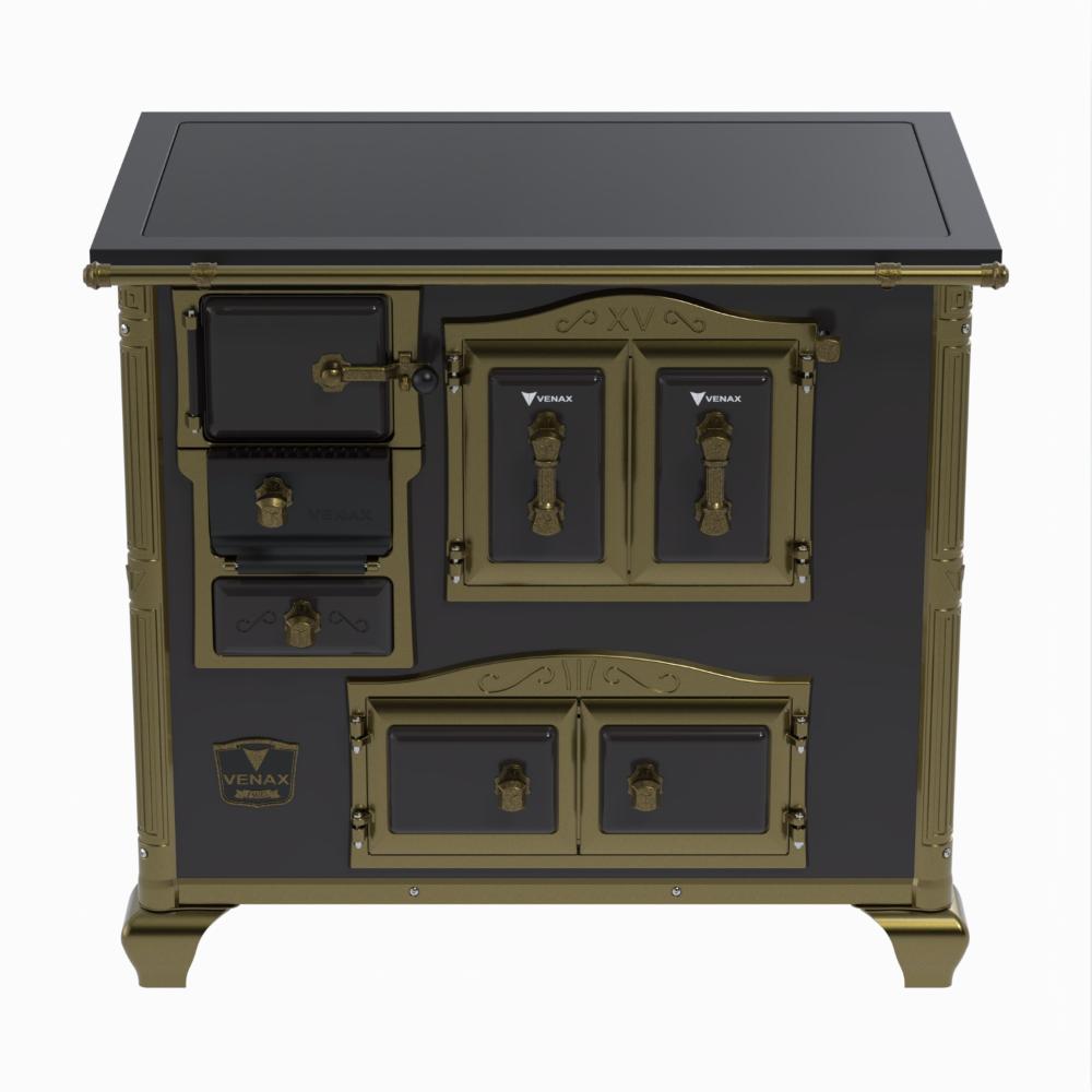 Fogao a Lenha Venax n 2 Imperador Premium Preto