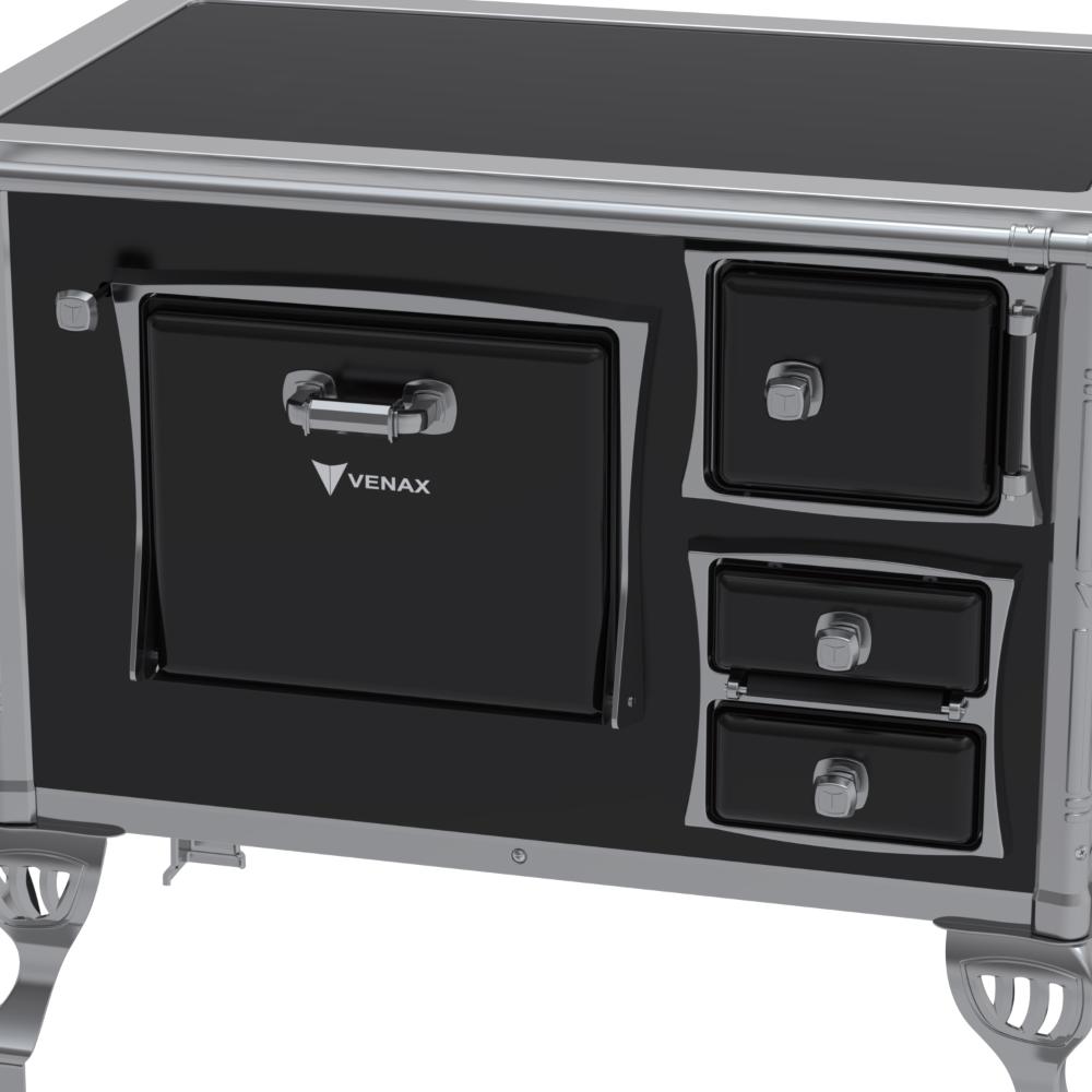 Fogao a Lenha Venax GII n 1 Premium Preto