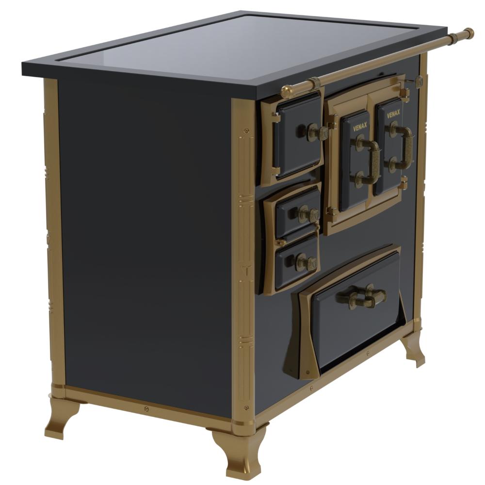 Fogao a Lenha Venax GII n 2 Renaissance Premium Preto