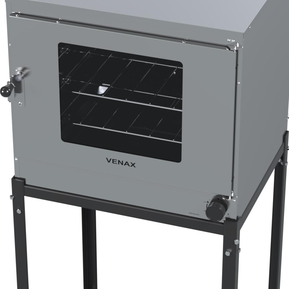 Forno a Gas Industrial 77L Venax com Base Inox