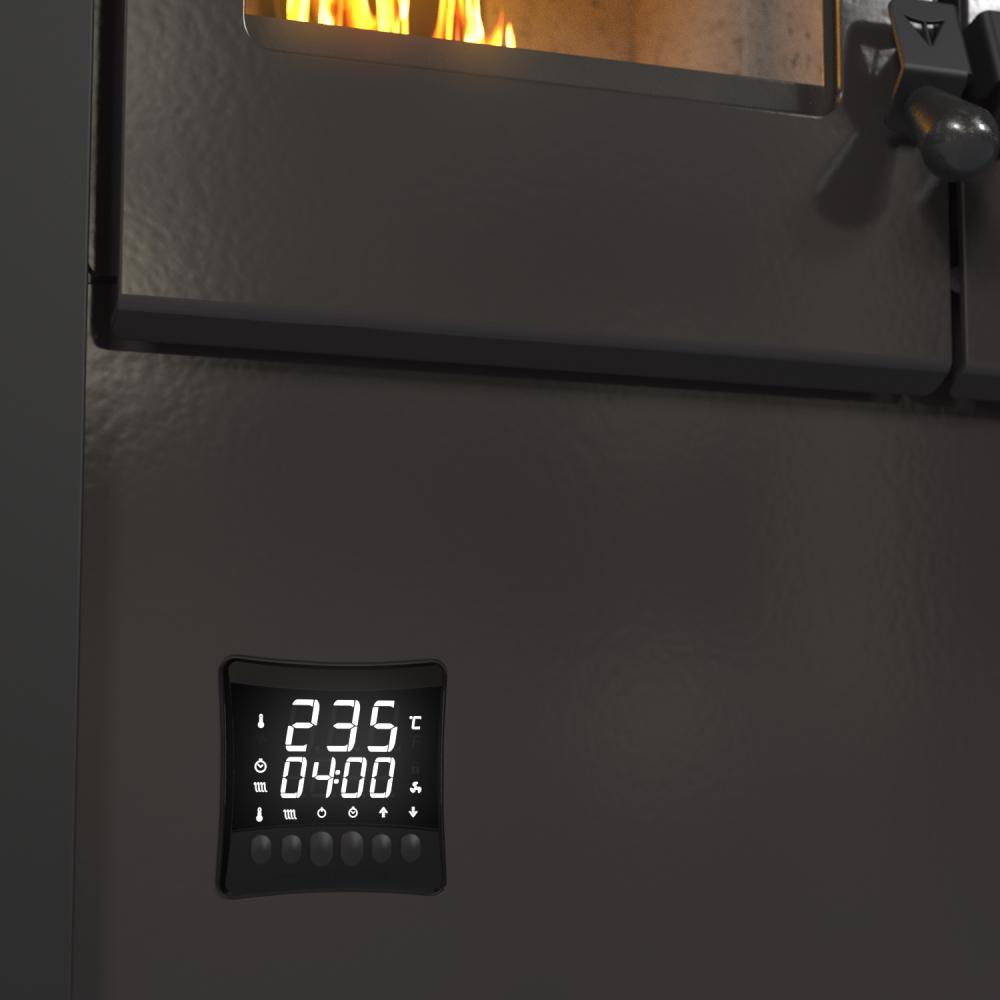 Fogao a Pellets Venax n 1 Le Corbusier Preto