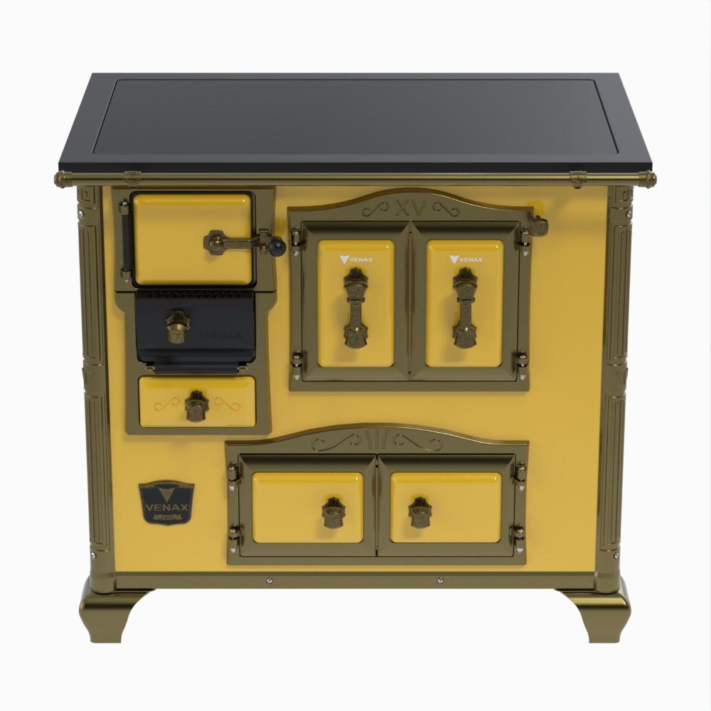 Fogao a Lenha Venax n 2 Imperador Premium Amarelo