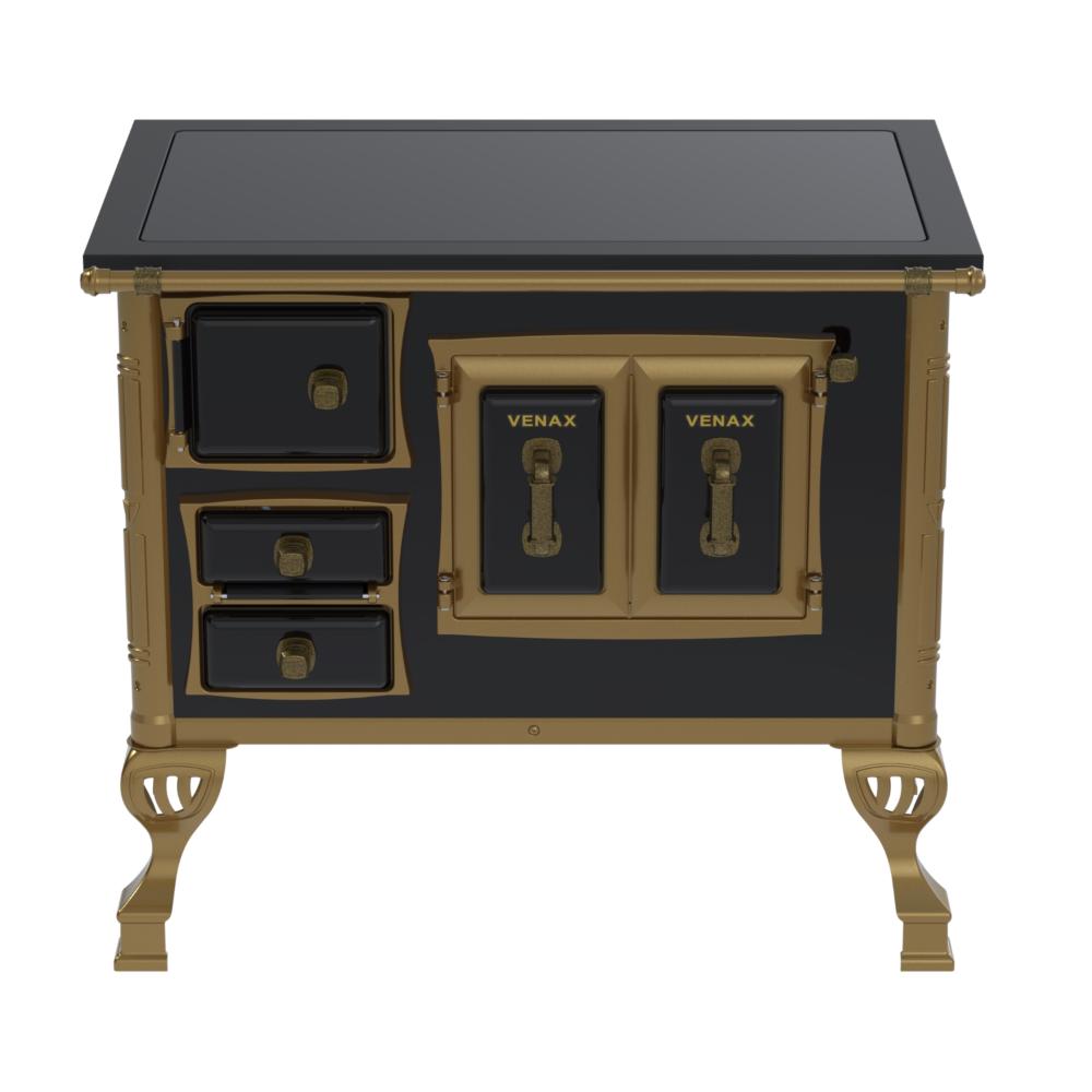 Fogao a Lenha Venax GII n 1 Colonial Premium Preto