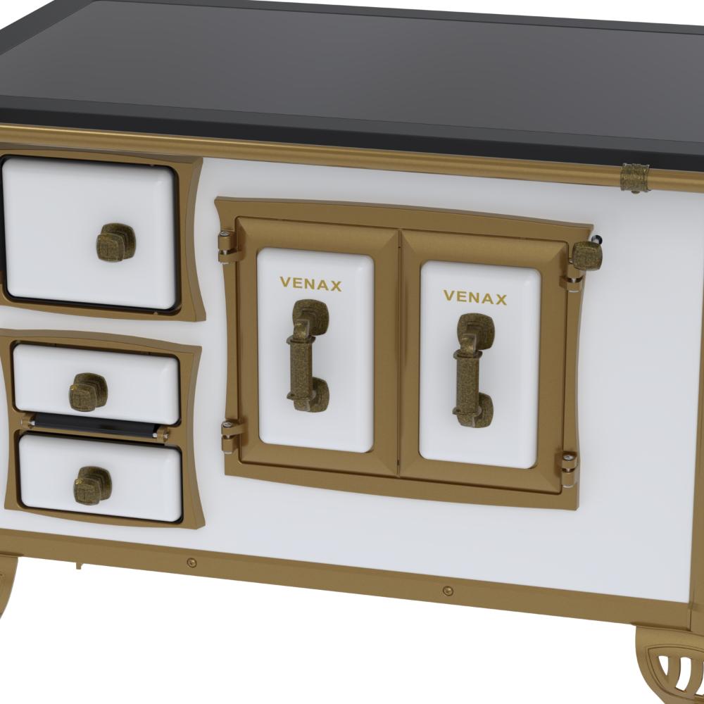Fogao a Lenha Venax GII n 2 Colonial Premium Branco