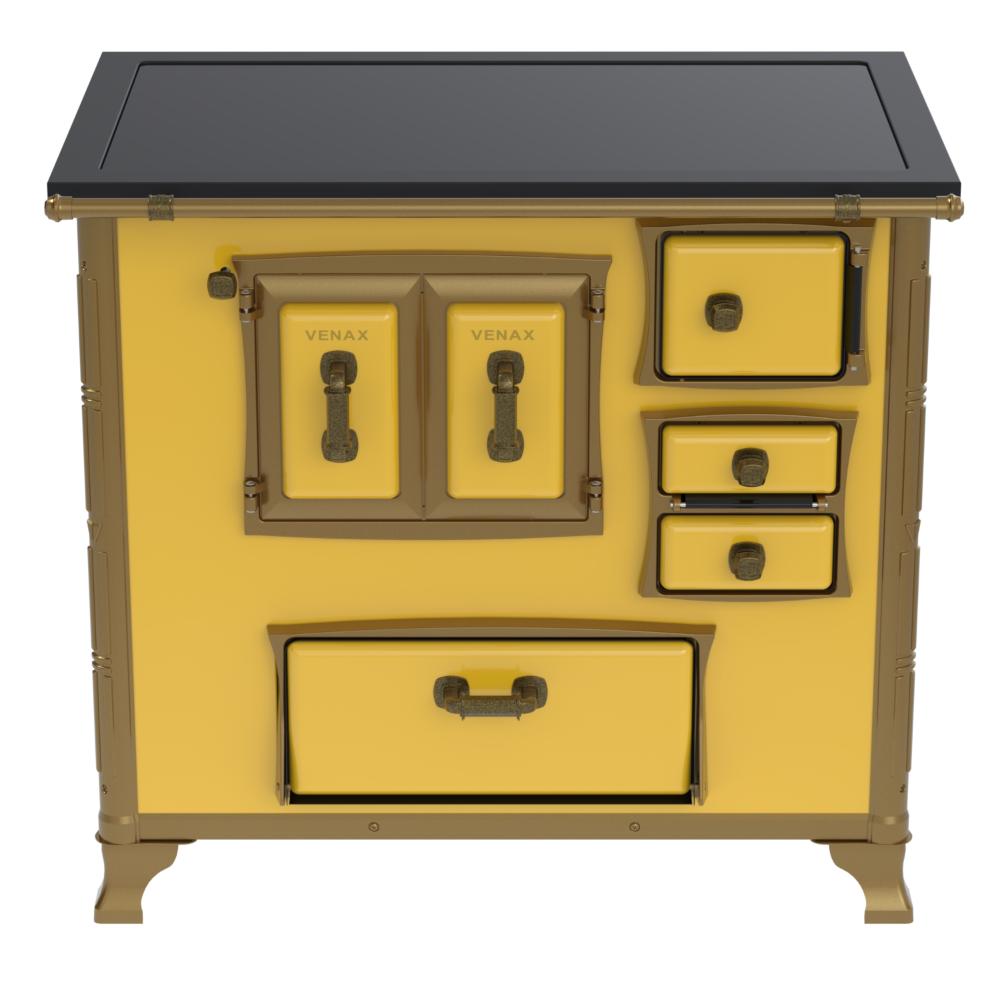 Fogao a Lenha Venax GII n 2 Renaissance Premium Amarelo