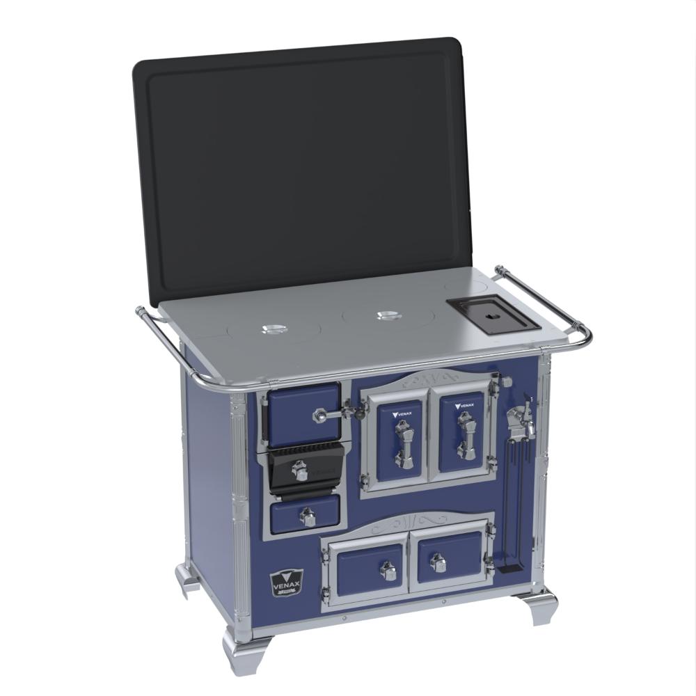 Fogao a Lenha Venax n 2 Imperador Chapa de Aluminio Azul