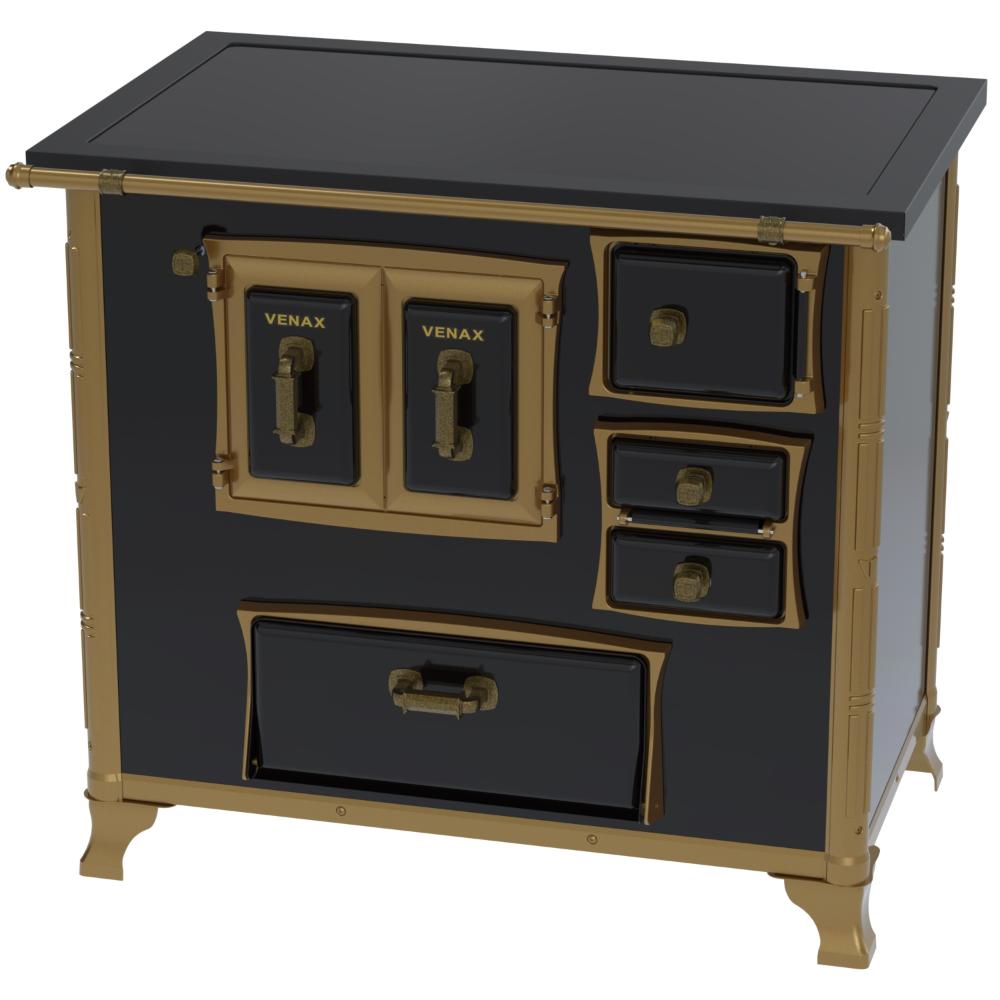 Fogao a Lenha Venax GII n 2 Renaissance Premium Preto
