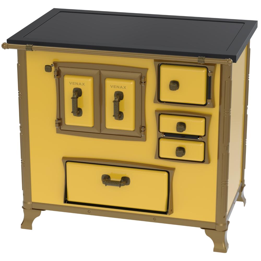 Fogao a Lenha Venax GII n 2 Renaissance Premium Amarelo